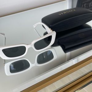Versace white frame Sunglasses
